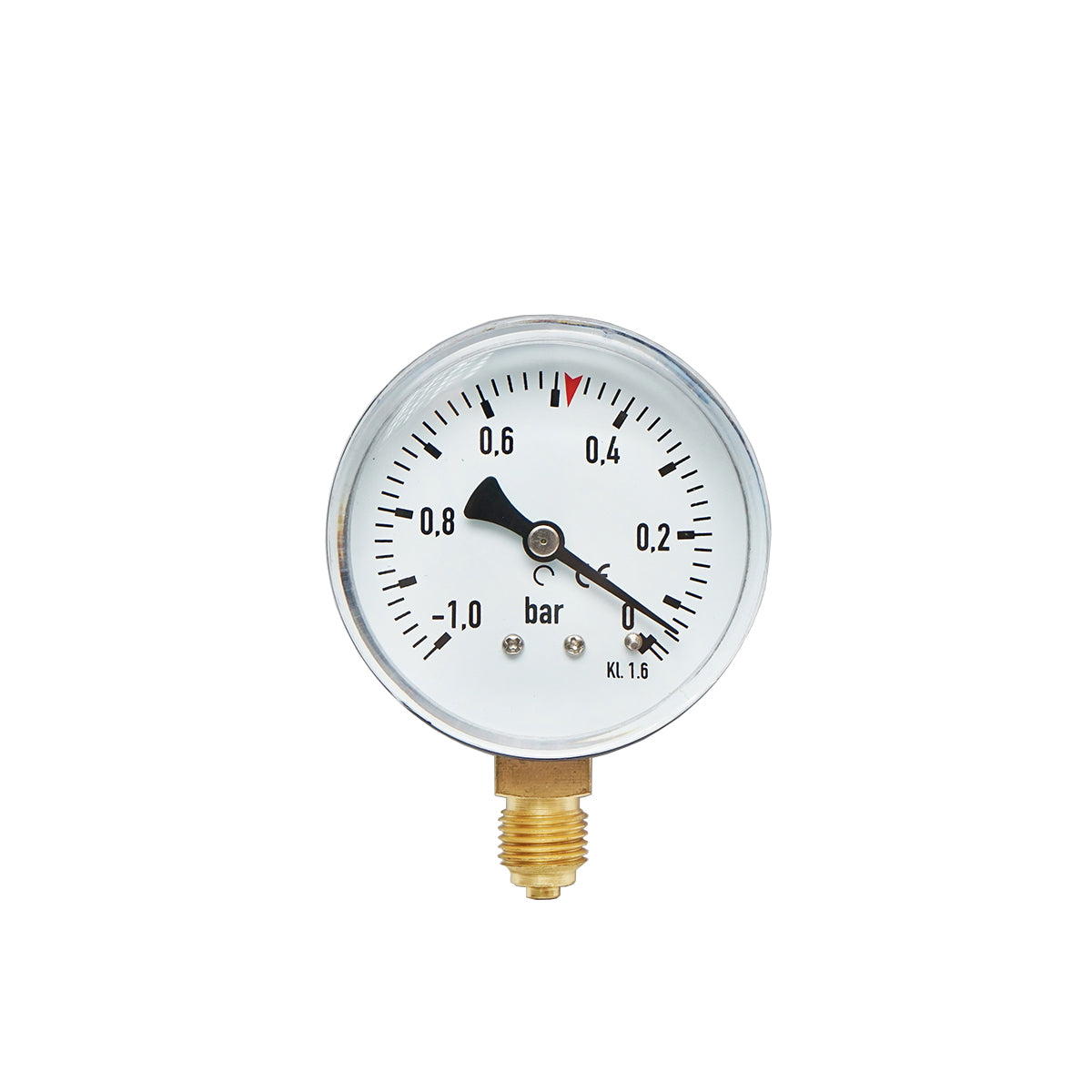 Black vacuum gauge fi 63mm for cow milking machine Breckner Germany